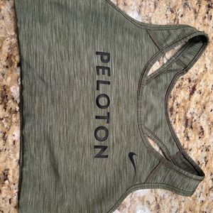 Peloton x Nike bra GREEN